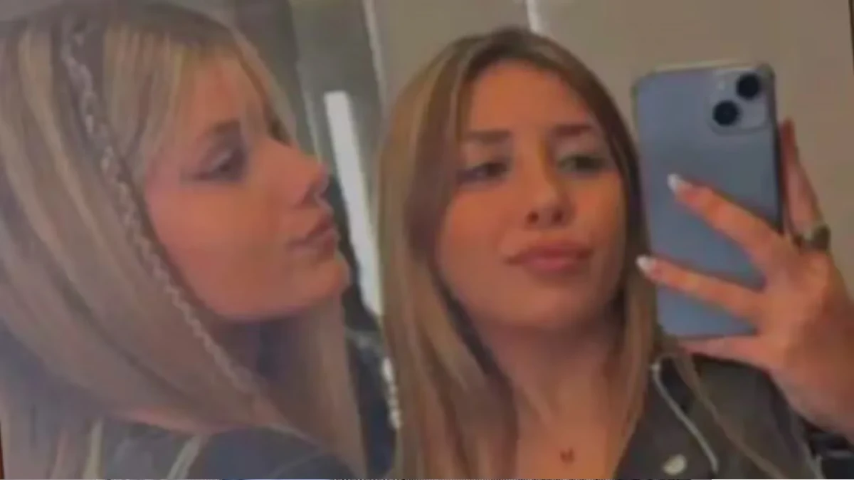 Felicitas Alvite junto a su amiga Valentina Velázquez 