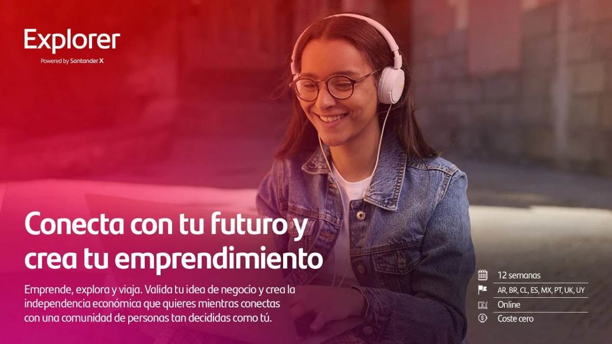 Santander E Explorer ofrece su programa a emprendedores. 