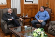 Osvaldo Jaldo y el referente regional de Uatre evaluaron la campaña citrícola