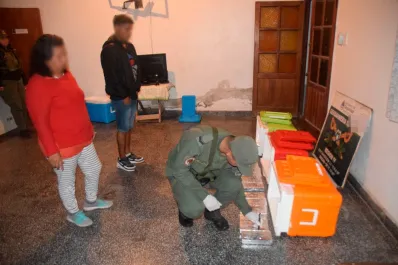 Encontraron 25 kilos de cocaína dentro de conservadoras
