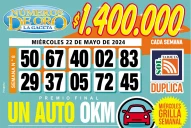 Los Números de Oro de LA GACETA del 22 de mayo de 2024