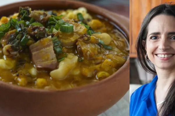Los seis pasos para un locro tradicional en cocina a gas, según Paulina Cocina
