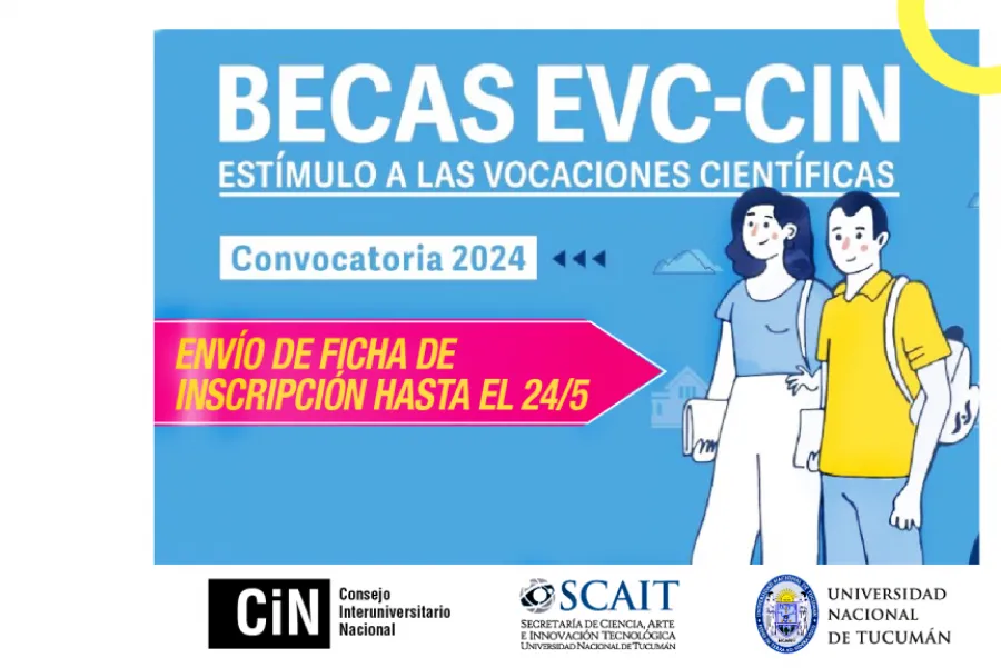 El envío de ficha de inscripción de la beca para jóvenes investigadores es hasta el 24 de mayo. Fuente: Página web Secretaría de Ciencia, Arte e Innovación tecnológica.