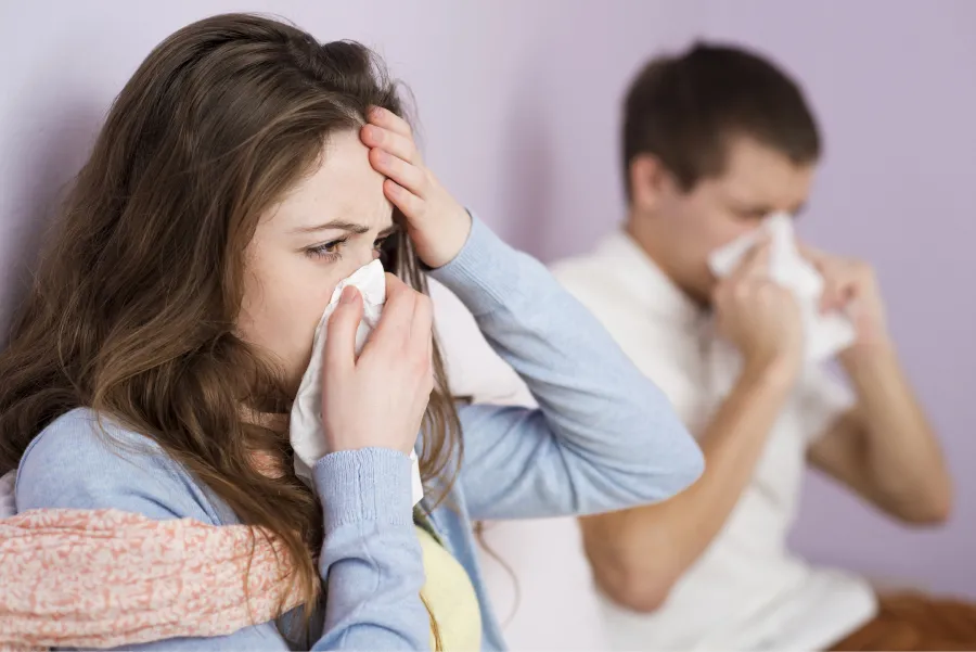 La gripe y el resfrío tienen síntomas similares