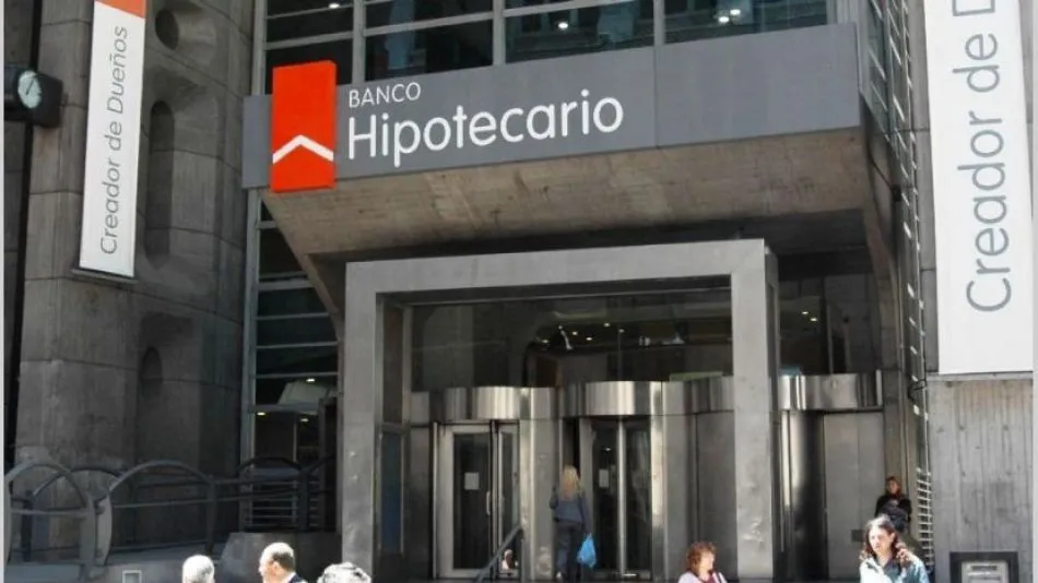 Cierran sucursales del Banco Hipotecario. 