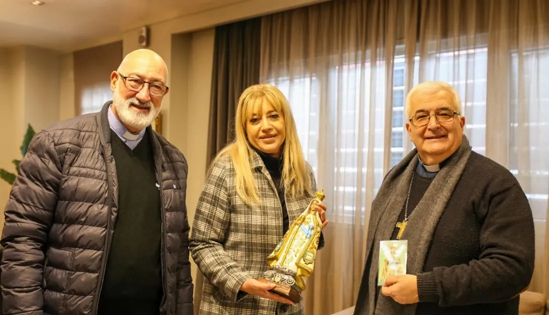 Rossana Chahla recibió al arzobispo de Tucumán, Carlos Sánchez. Prensa Municipalidad