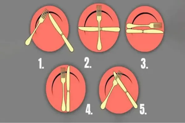 Elegí una posición de cubiertos y descubrí qué aspecto de tu personalidad deberías mejorar