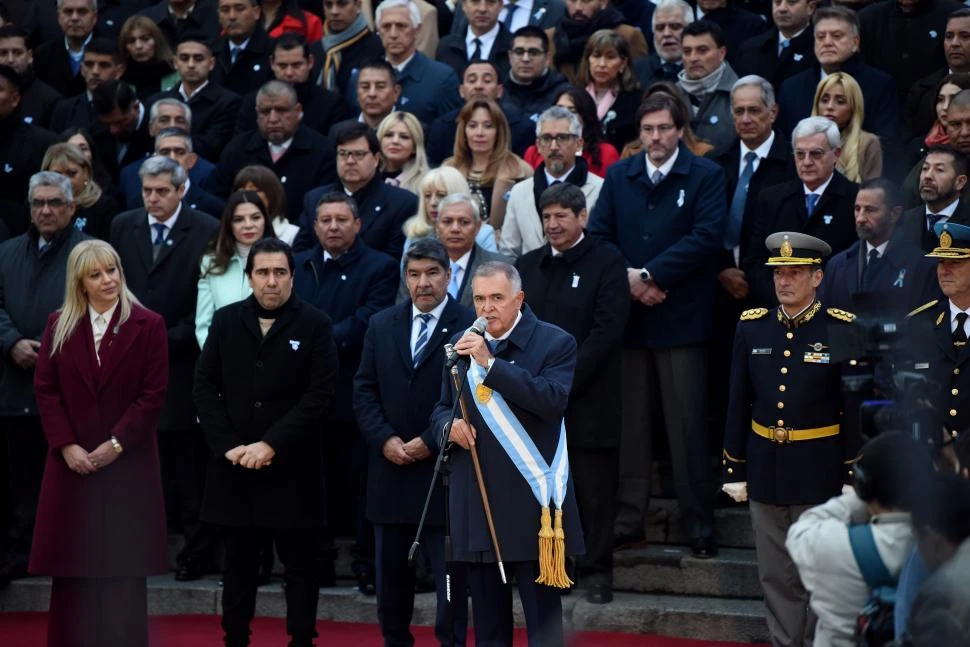 Sobre la unión y el rol político: el discurso de Jaldo por el 25 de Mayo