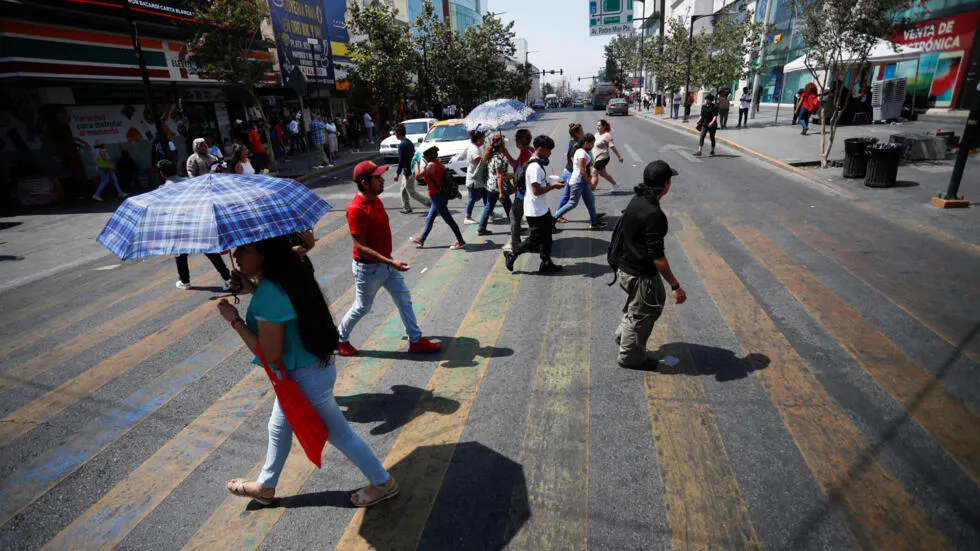 CALOR EXTREMO en México. 