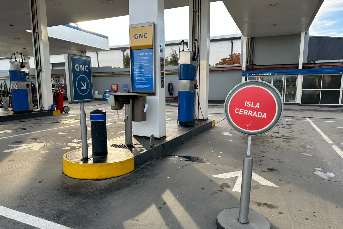 Las estaciones de GNC no venderán hasta mañana. LA GACETA / MATÍAS AUAD (ARCHIVO)