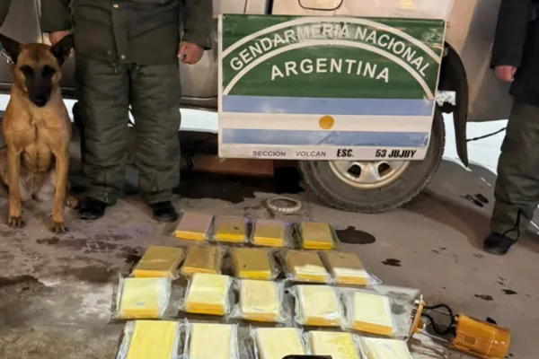 Encontraron más de 20 kilos de cocaína en el tanque de combustible de una camioneta