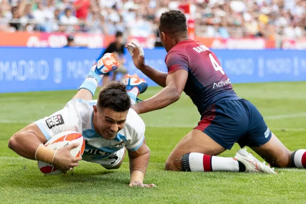 Sólido debut de Los Pumas 7s en Madrid