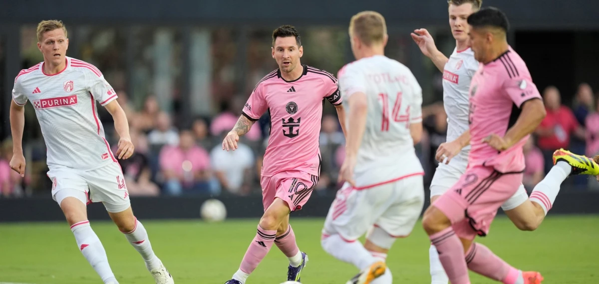 Con goles de Luis Suárez y Lionel Messi, Inter Miami empató 3-3 frente a Saint Louis