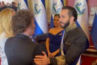 En El Salvador, Milei asistió a la asunción de Nayib Bukele, en su segundo mandato