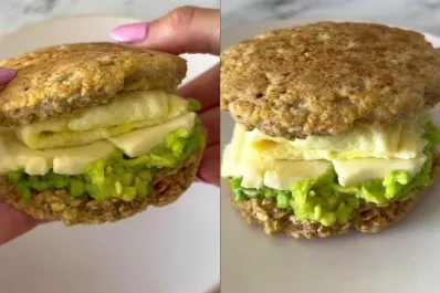 Delicioso tostado de avena para el desayuno o la merienda