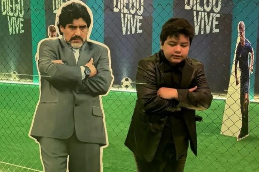 Se juntaron los cinco hijos de Maradona: ¿cómo lo vivió Dieguito Fernando?