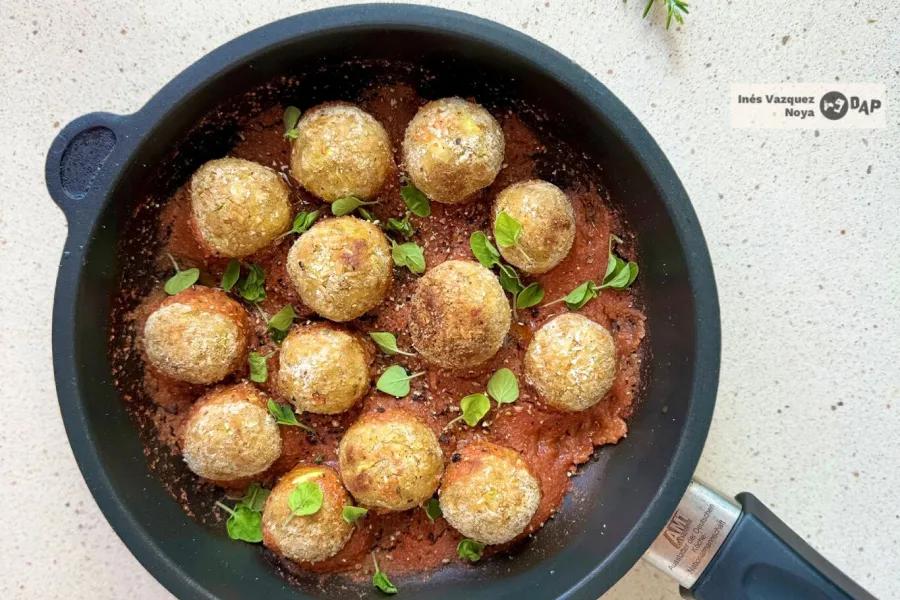 Una deliciosa preparación saludable para almorzar.