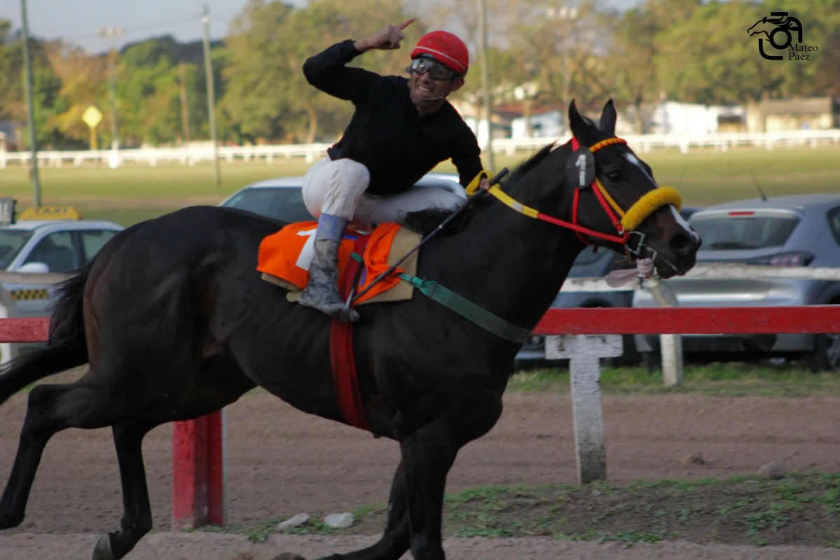 IMPARABLE. El zaino Humor and Glory contó con la conducción de Lucas Díaz.