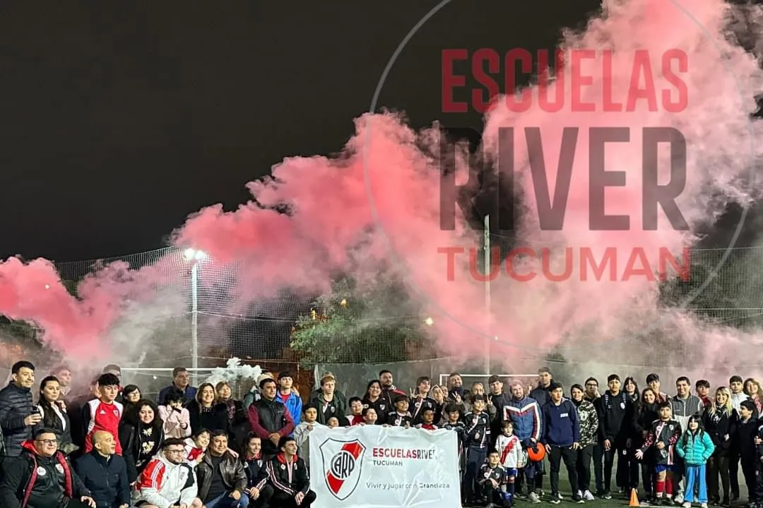 River inauguró una escuelita oficial en Lomas de Tafí