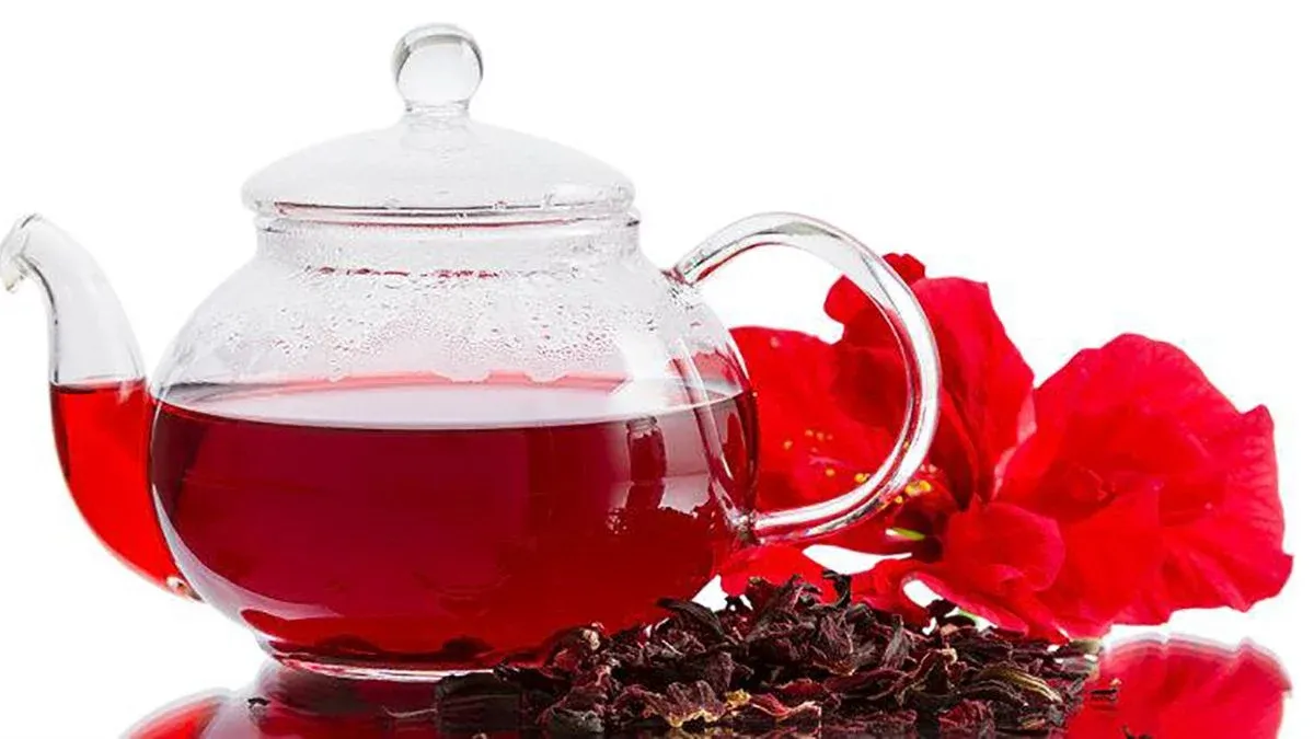 Té de hibisco, puede consumirse frío o caliente