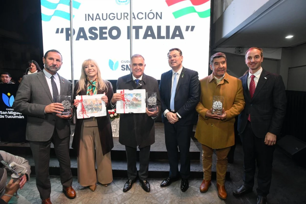 Fue inaugurado el flamante Paseo Italia