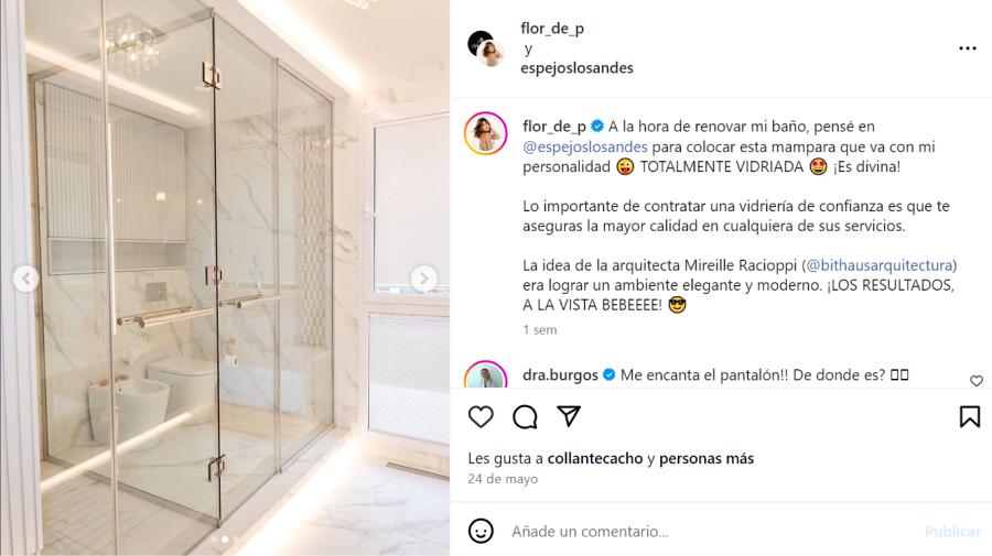 El posteo de Florencia Peña en Instagram