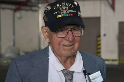 Un veterano de la Segunda Guerra Mundial murió camino a la celebración del Día D