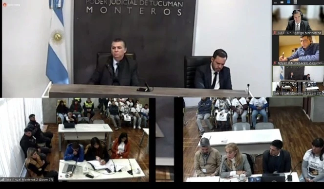 SALA LLENA. Los familiares de Silvio Cabrera presenciaron la lectura de la sentencia contra “Catucho” Cruz.