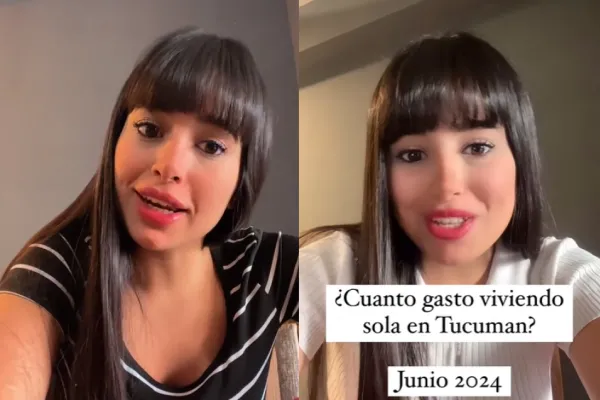 ¿Cuánta plata necesita un joven que vive solo en Tucumán, por mes? Una influencer detalló sus gastos y generó revuelo