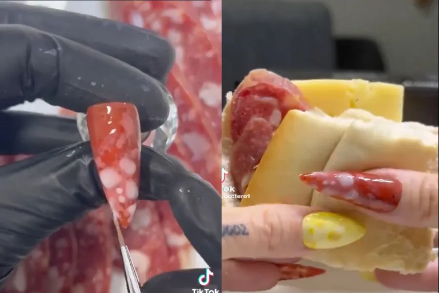 Uñas de picada, un diseño que se volvió viral