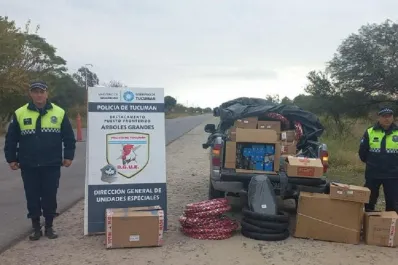 Secuestran cubiertas y repuestos para motocicletas sin aval aduanero