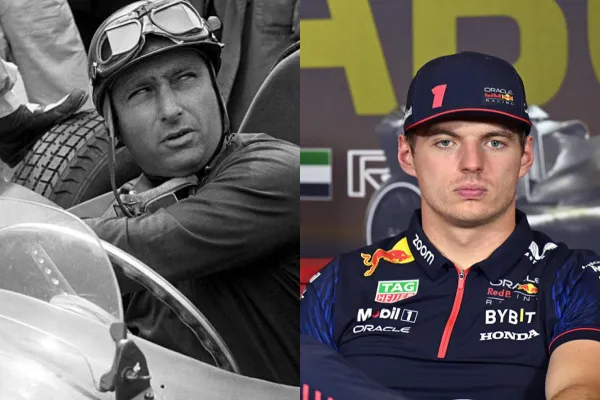 El controversial puesto que Max Verstappen le dio a Juan Manuel Fangio en la historia de la Fórmula 1