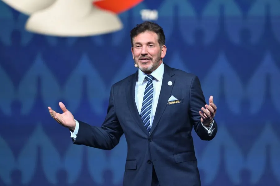 MÁS DE UN MILLÓN. Alejandro Domínguez, presidente de Conmebol, anunció que ya se vendieron más de un millón de entradas para la Copa América 2024. Va a ser la Copa América del Mundo, anticipó.