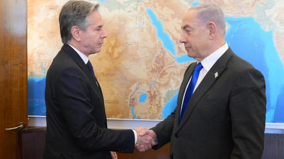 ACUERDO. Blinken dijo que Netanyahu se compromete al plan de tregua.