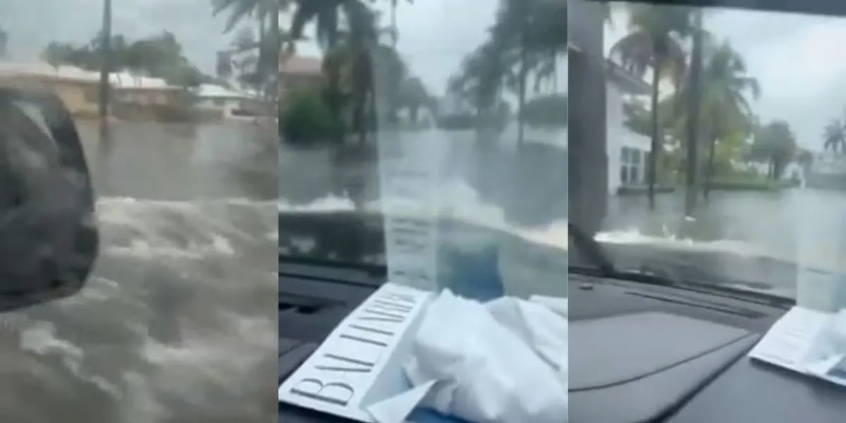El difícil momento que atravesó “Kun” Agüero al quedar en medio de la tormenta en Miami