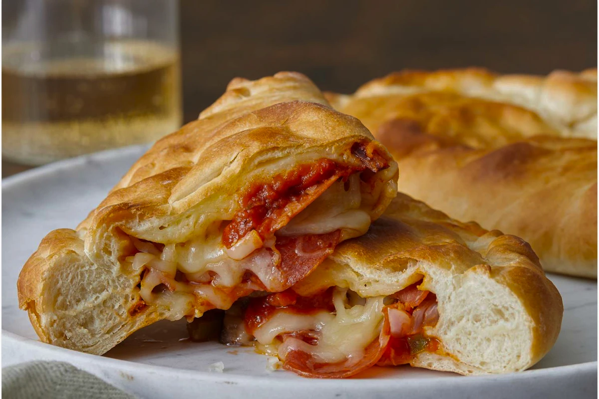 Calzone italiano sin gluten, una receta rica y saludable.