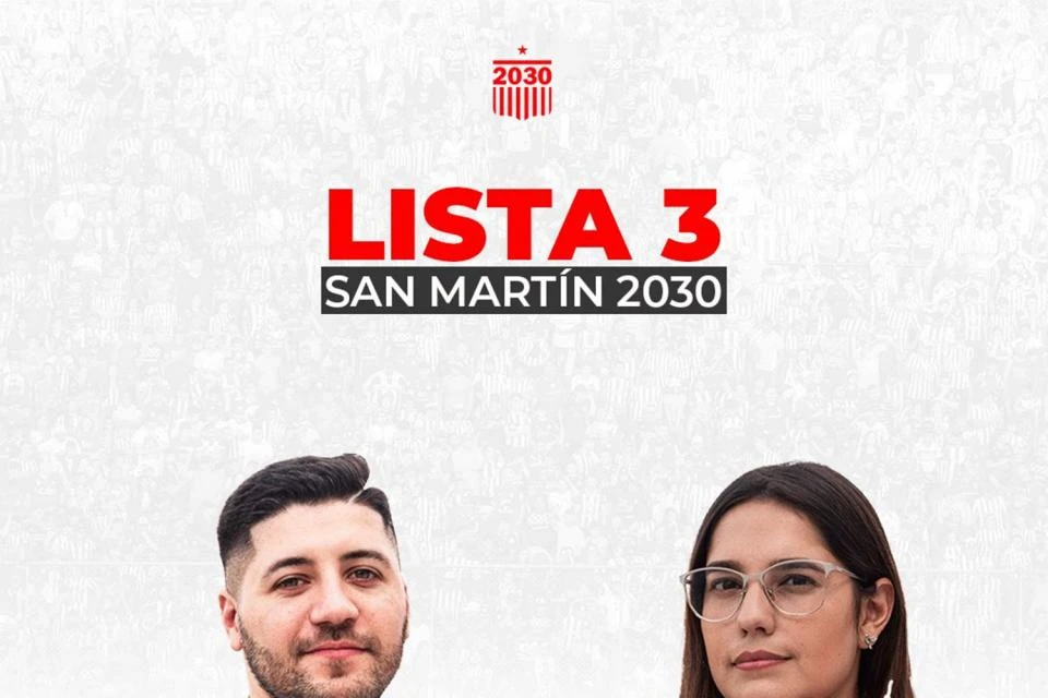 Los candidatos a presidente de San Martín: lista N° 3