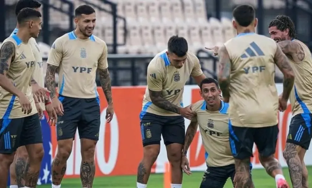 BUENA ONDA. La Scaloneta ya tuvo su primer ensayo en Atlanta, donde el jueves jugará ante Canadá por la Copa América 2024.