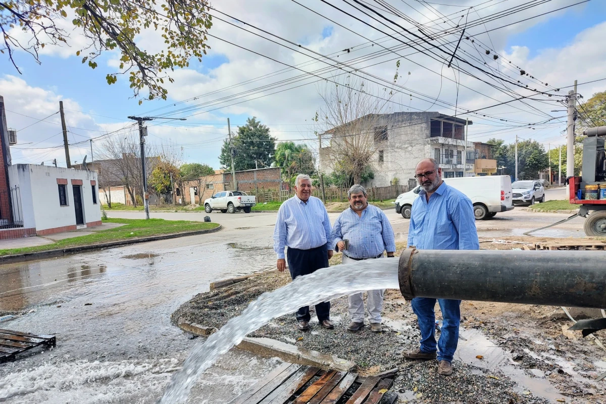 La SAT agiliza la habilitación del nuevo pozo de agua en el barrio Juan B. Terán