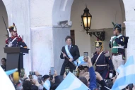 Vivo: Javier Milei encabeza el acto por el Día de la Bandera en Rosario