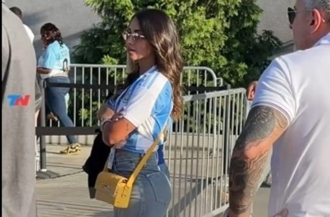 El mal momento que pasó Antonela Roccuzzo en el ingreso al estadio para el debut de la Copa América