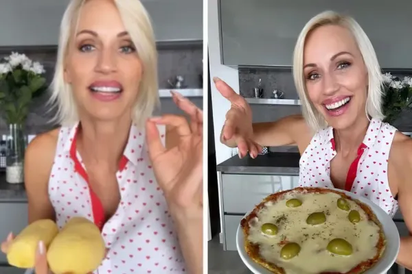 Pizza de papa sin harinas y sin horno: la receta furor de Ingrid Grudke