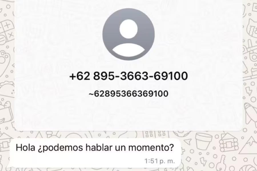 Estafas virtuales: este es uno de los números desde donde engañan a través de WhatsApp