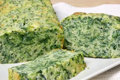Budín de espinaca: la receta ideal, con pocos ingredientes, para bajar de peso