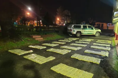 Encontraron más de 500 kilos de marihuana en Puerto Leoni