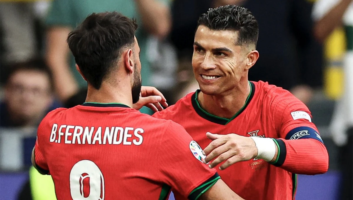 FAVORITOS. Con Bruno Fernandes y Cristiano Ronaldo, Portugal buscará asegurarse el primer puesto del grupo F de la Eurocopa 2024.