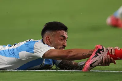 El tackle de Nicolás González despertó risas y enojos en la Copa América 2024