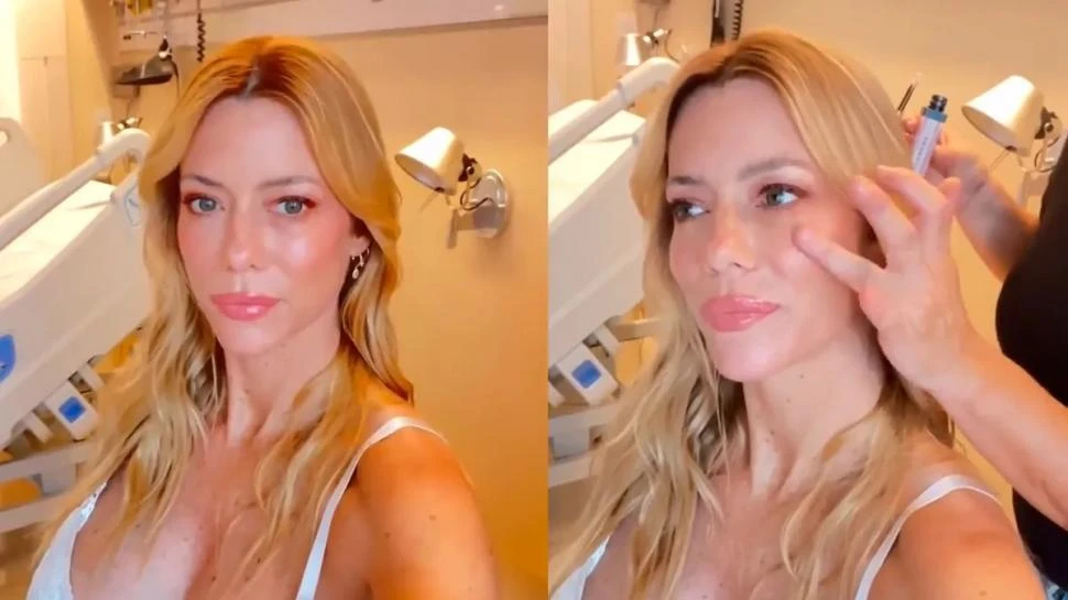 La modelo y presentadora de televisión, Nicole Neumann, fue objeto de controversia cuando realizó un video con una maquilladora en el sanatorio, después de salir de una cesárea.