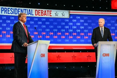 Biden y Trump protagonizaron un debate tenso y con insultos