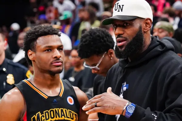 El grave problema de salud que sufrió Bronny James, hijo de LeBron, en 2023